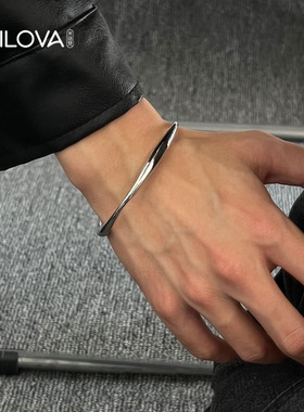 ins冷淡风素圈几何异形手链百搭