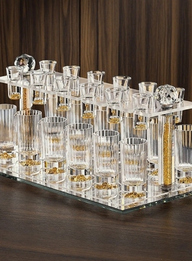 2026新款轻奢白酒杯套装乔迁礼
