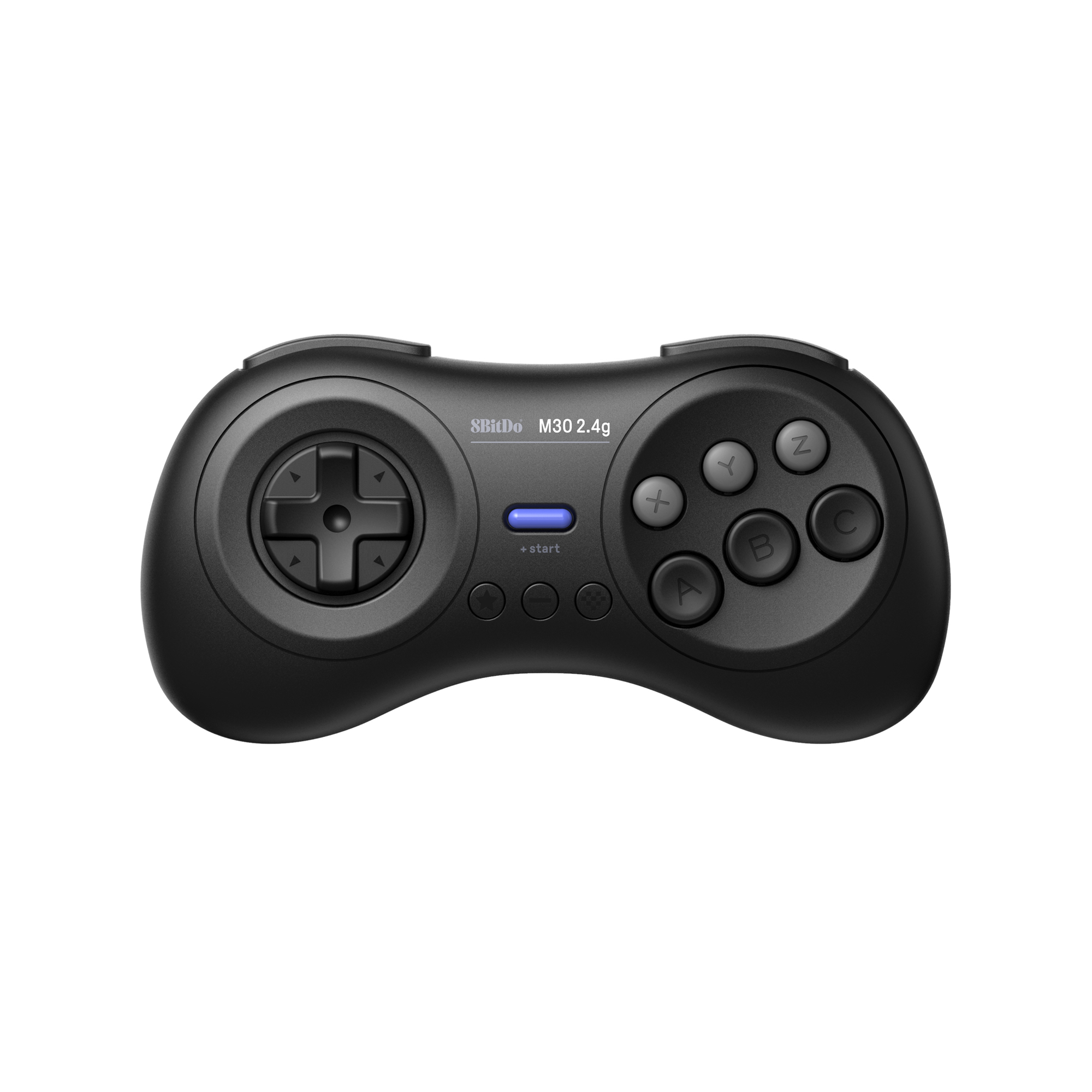 8BitDo八位堂M30 2.4G版手柄套装 无线世嘉MD游戏机 Mega Drive & Genesis六键街霸动作格斗连发搓招游戏手柄