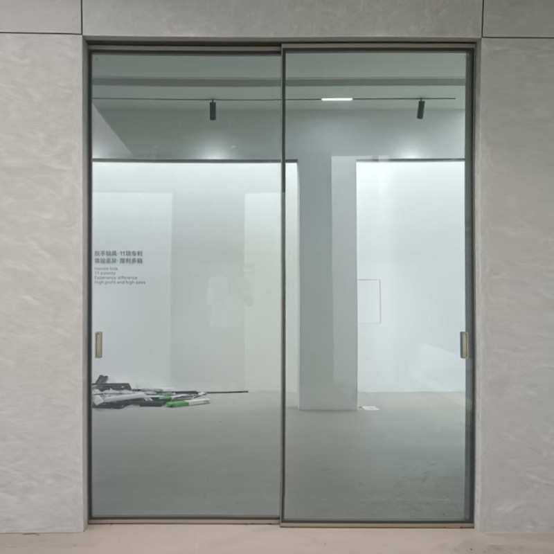 极窄隔断推拉门开放式厨房卫生间玻璃门客厅单轨外挂铝合金推拉门,淘宝优惠券,粉丝福利购,淘宝优惠卷