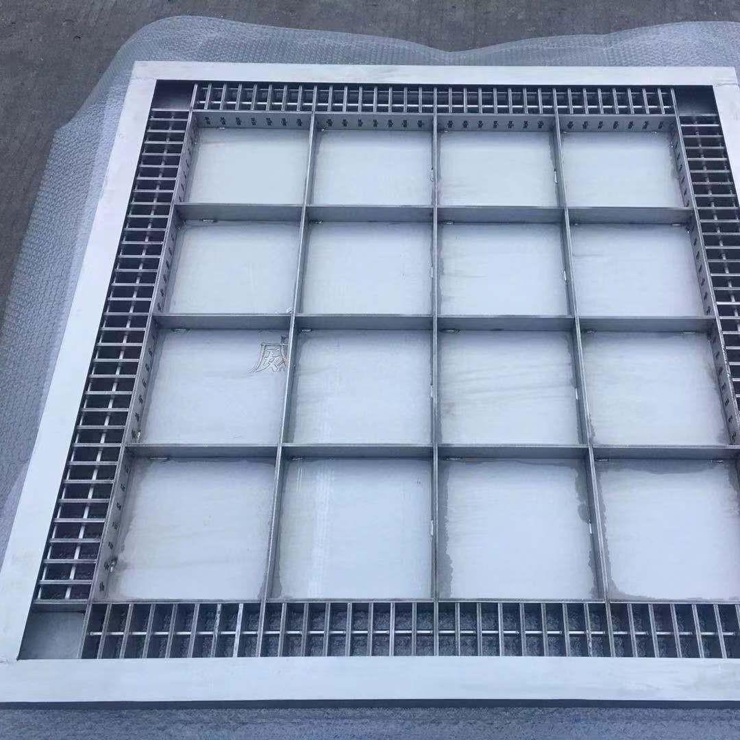 扬中厂家直销304不锈钢集水坑盖板201不锈泵坑盖板规格多样 - 图0