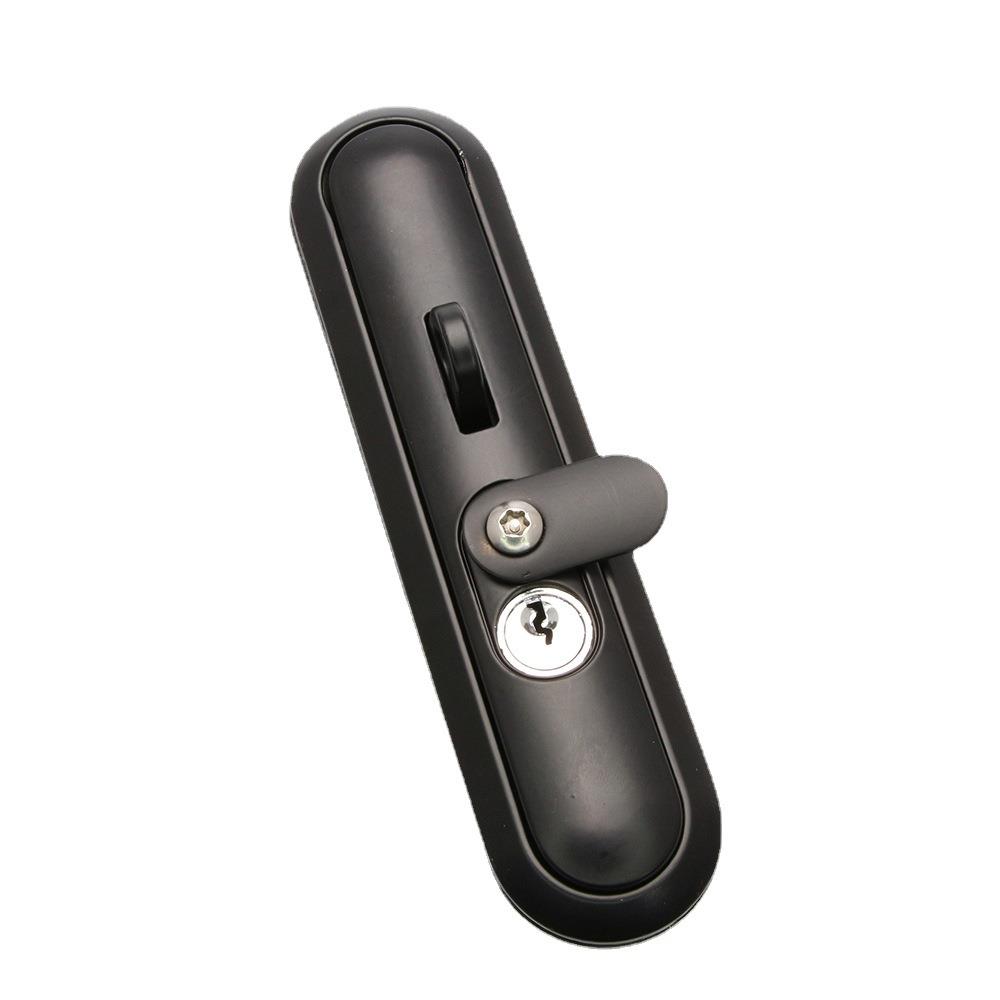 PM233 advertising machine chassis cabinet flat lock padlock dual key cabinet handle rotating flat lock