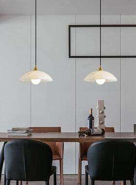 天然云石小吊灯北欧餐厅吧台单头过道阳台现代新中式书房茶室灯具