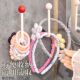 Bathroom hair ring storage wall-mounted hair rope rubber band headband headband hook hair accessories grab clip hair clip wall rack