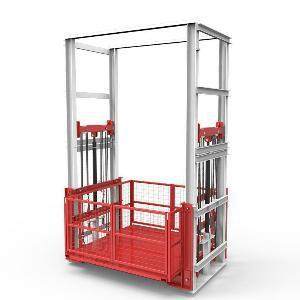 导轨式货梯车间大吨位上下货平台简易液压升降机电动货梯升降机,淘宝优惠券,粉丝福利购,淘宝优惠卷