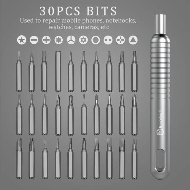 Kingston 31-in-1 screwdriver gift tool multi-batch mobile phone digital repair multi-function screwdriver set Kingston 31-in-1 screwdriver gift tool multi-batch mobile phone digital repair multi-function screwdriver set
