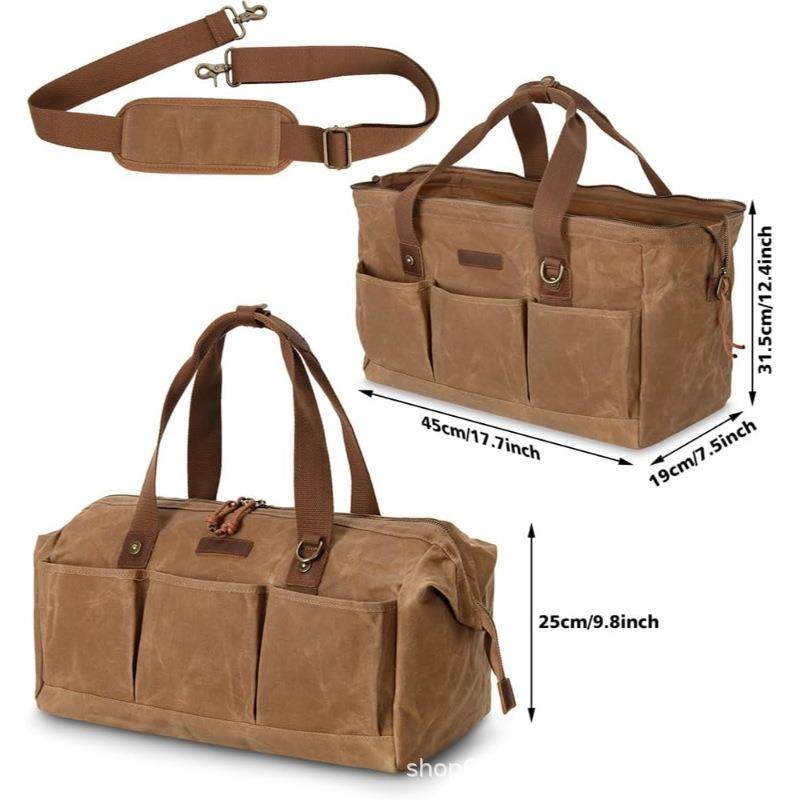 重型工具包多口袋便携式工具箱收纳软手柄携带抗水工具包带大拉链,淘宝优惠券,粉丝福利购,淘宝优惠卷