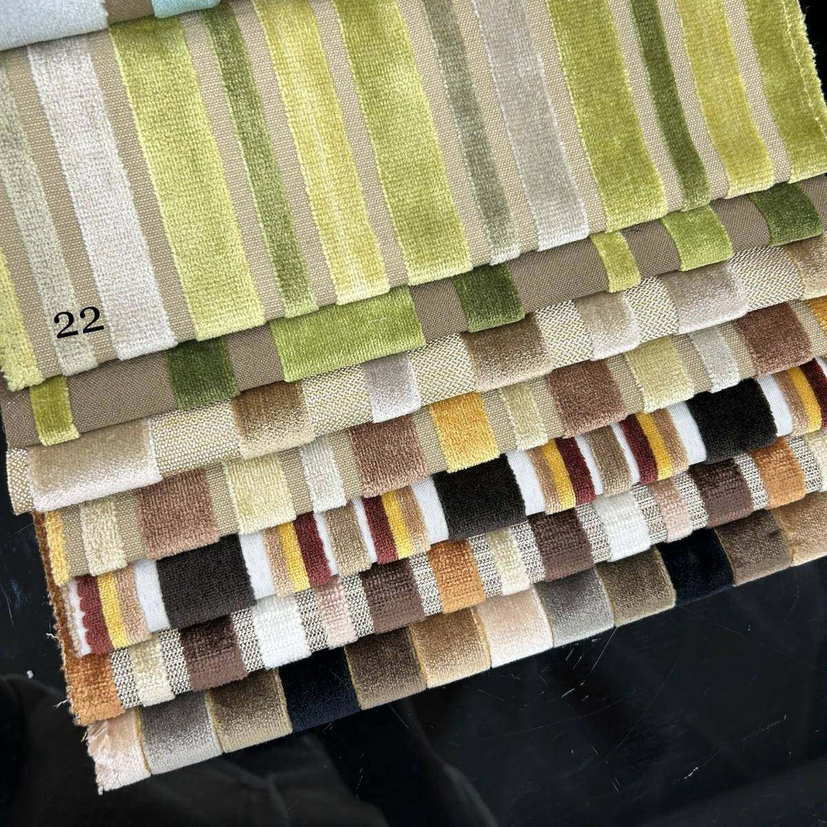 门幅140cm割绒双色深蓝色浅蓝色多色蓝绿宽条纹条子沙发布抱枕布,淘宝优惠券,粉丝福利购,淘宝优惠卷