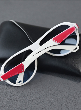 个性时尚女士蛤蟆镜男士大红绿色白色墨镜硅胶太阳镜青春洋溢防晒