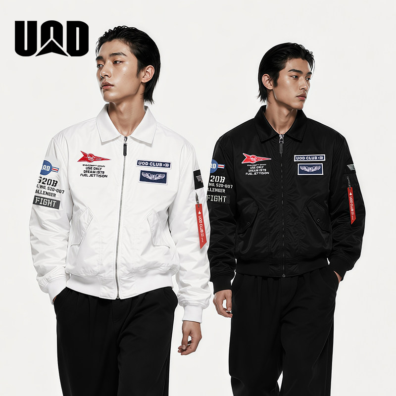 UOD bomber jacket plus size American workwear