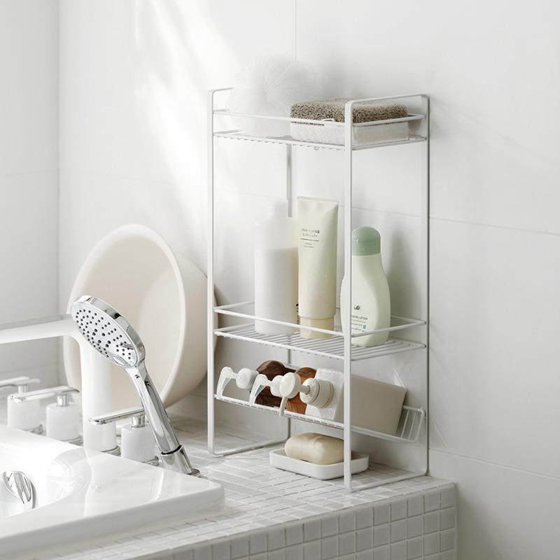 家用铁艺斜层置物架 台面落地架 卫生间厨房客厅多功能收纳储物架,淘宝优惠券,粉丝福利购,淘宝优惠卷