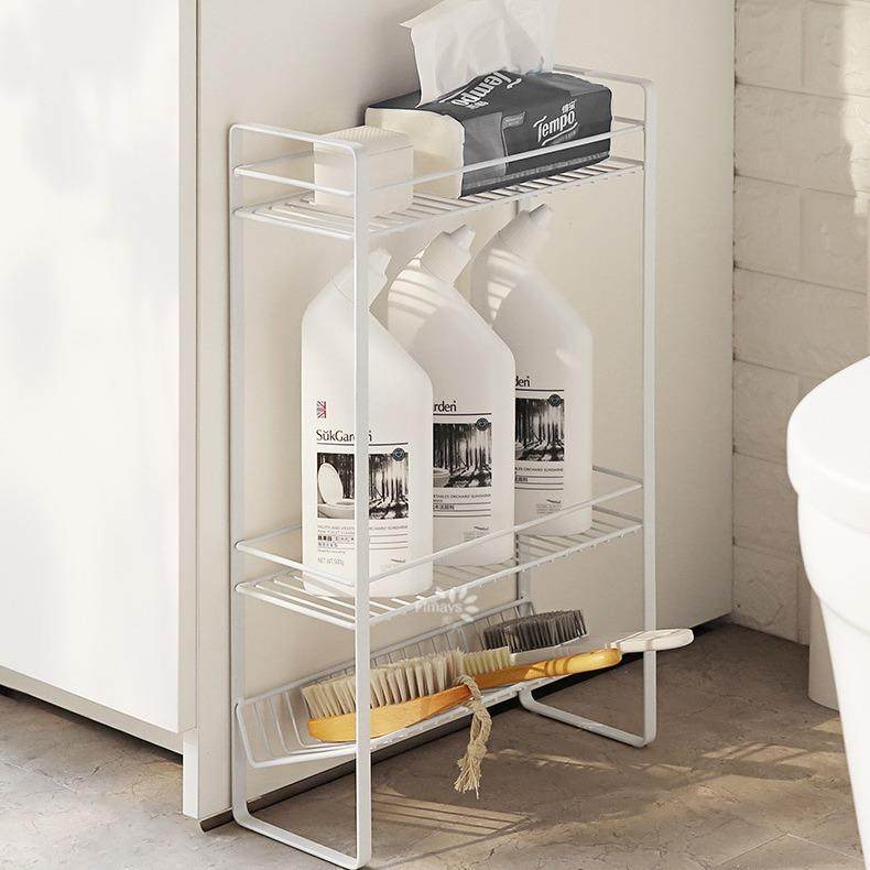 家用铁艺斜层置物架 台面落地架 卫生间厨房客厅多功能收纳储物架,淘宝优惠券,粉丝福利购,淘宝优惠卷