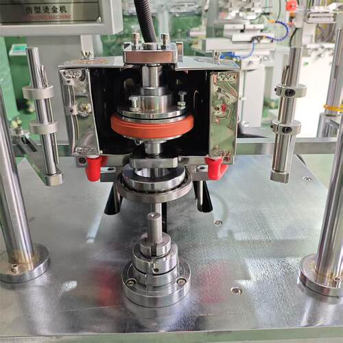 仿形动烫金机 盖子包边烫金多边形胶轮烫 机半自小型异形滚烫金机 - 图1