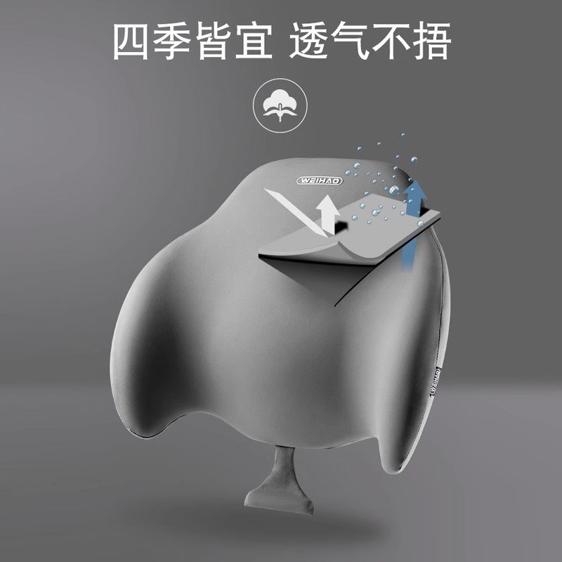 德国汽车腰靠腰托护腰车载头枕护颈枕车用靠枕护腰记忆棉开车专用 - 图1