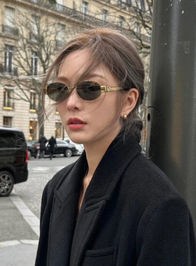 凯旋门老钱风猫眼墨镜