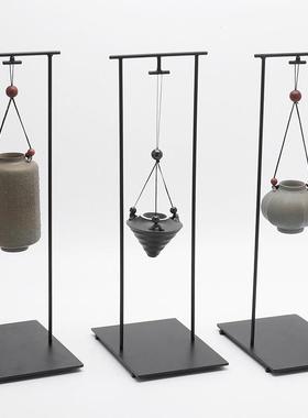 新中式创意香薰摆件室内客厅禅意家居倒流香炉酒柜装饰样板间软装