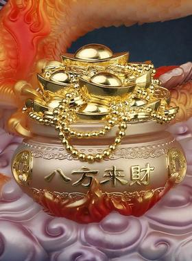 合成与玉石粉中式佛堂装饰摆件