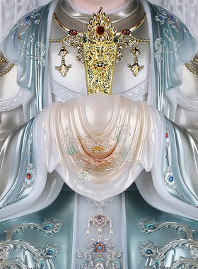 合成石粉中式佛堂装饰摆件