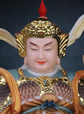 合成玉石粉中式佛堂装饰摆件