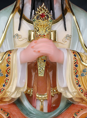 合成玉石中式佛堂装饰摆件