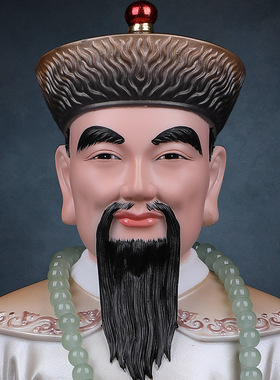 树脂中式佛堂胡三太爷胡装饰摆件