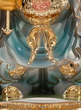 铜中式佛堂台湾铜鎏金大装饰摆件