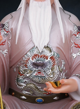 合成玉石中式佛堂装饰摆件