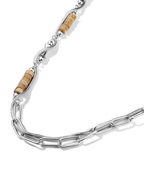 DH7钛钢、虎眼石项链男/女