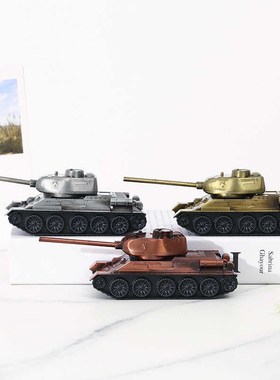 极速工业风摩托车坦克模型合金机B车男孩工位桌面机械摆件男友生