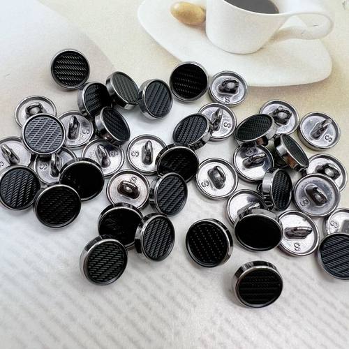 纹路电镀点油金属纽扣男女衬衣纽扣衬衫长袖短金属小扣子衬衫纽扣 - 图1