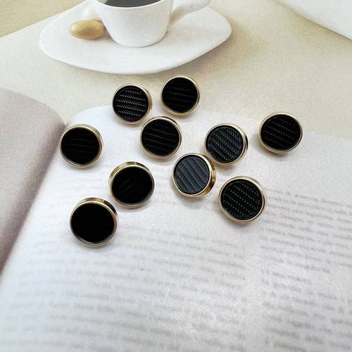 纹路电镀点油金属纽扣男女衬衣纽扣衬衫长袖短金属小扣子衬衫纽扣 - 图0