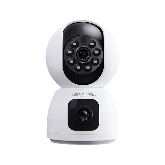 叮零智能室内摄影头无线家用远程手机带语音入户门监控摄像头叮零米家APP接入摄像头S1高清360度无死角双摄