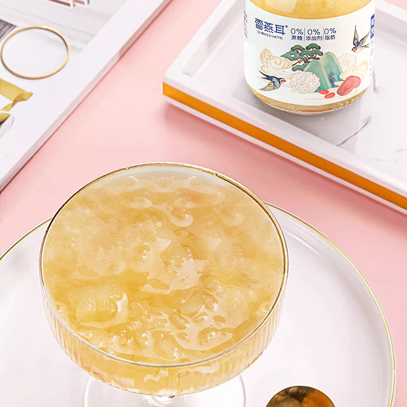 雪燕耳鲜炖红枣桂圆本草银耳羹1320g/提 0蔗糖开盖即食银耳饮品