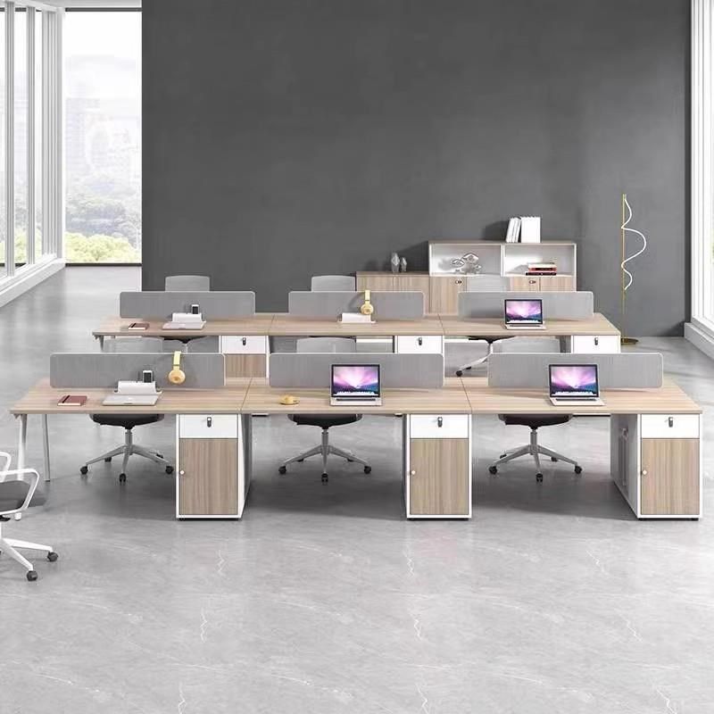 职员办公桌椅组合4四6人位简约现代办公室桌子屏风工位电脑桌卡座,淘宝优惠券,粉丝福利购,淘宝优惠卷