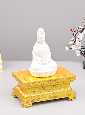 鎏金金刚观音家用供奉台神台底座