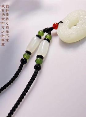 平安扣男款项链士招财转运