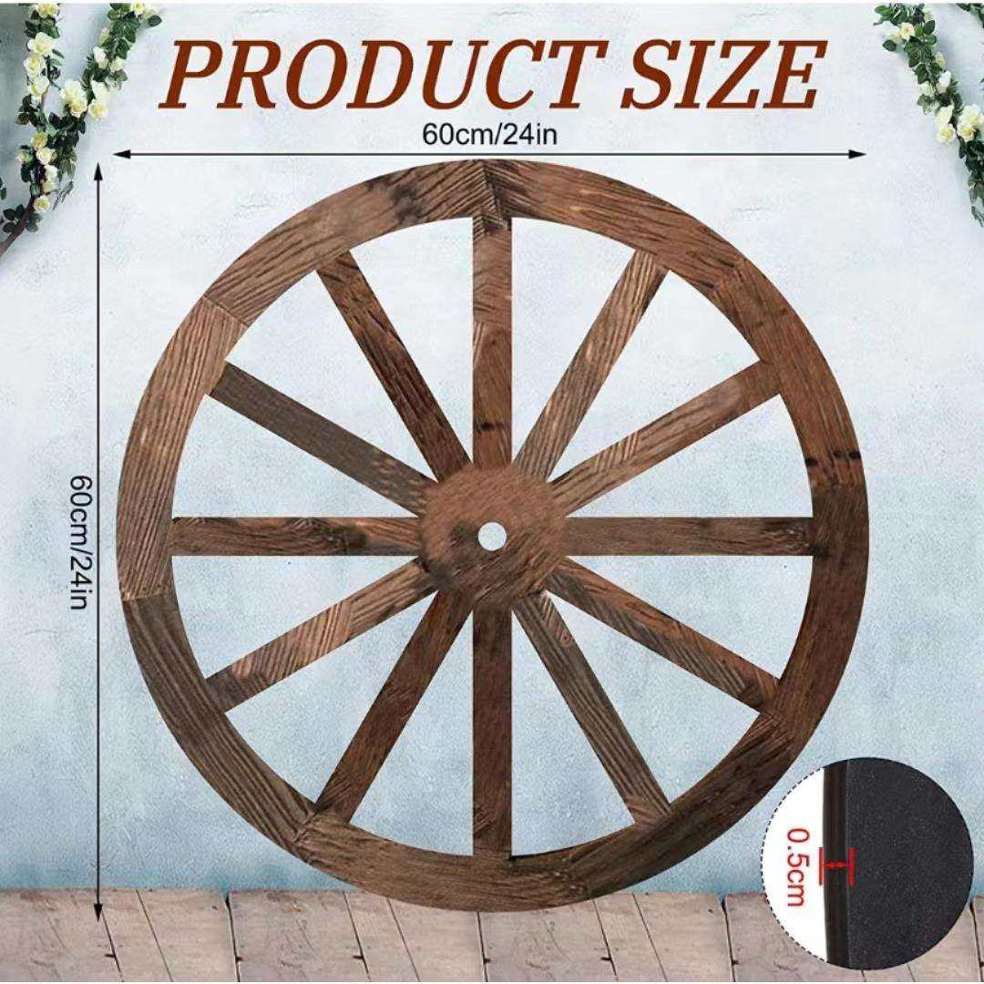 复古酒吧餐厅墙面壁挂装饰木制品创意车轮形状家居装饰木质挂件,淘宝优惠券,粉丝福利购,淘宝优惠卷