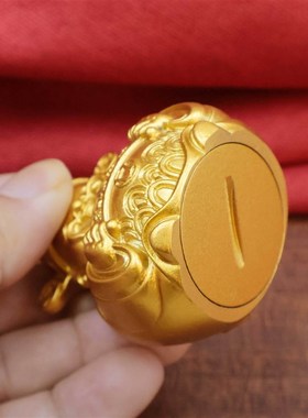 黄铜财神爷家用客厅店铺招财聚财汽车摆件送礼乔迁礼品装饰品小号