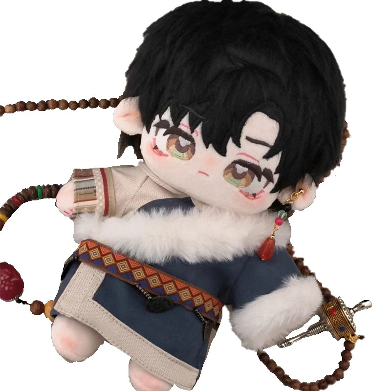 20cm娃衣棉花娃娃衣服藏服套装毛绒玩偶配饰挂件民族风公仔服装 - 图3