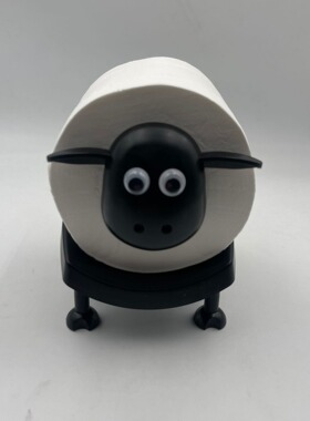 Sheep Toilet Roll Holder 2025年居家日用创意有趣 绵羊卫生纸架