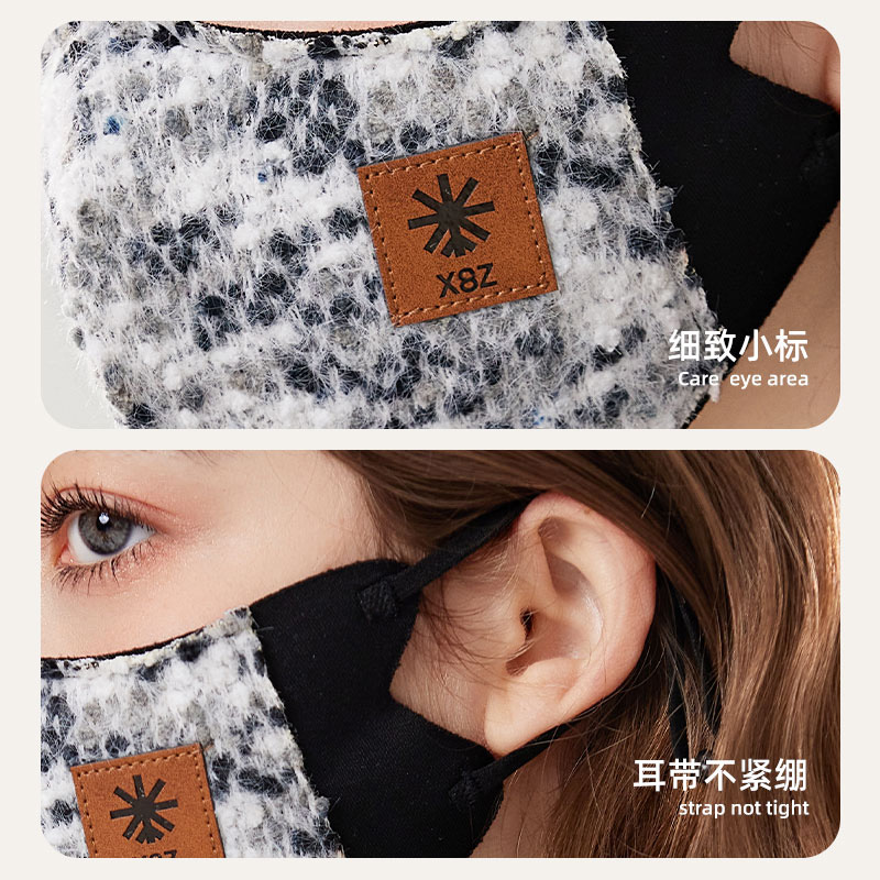 稻草人官方正品秋冬季口罩女骑车防风防寒护脸面罩韩版休息时尚潮 - 图1