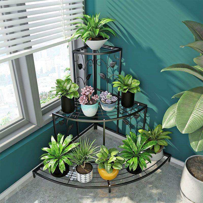 欧式艺多厅层花YEH架内花盆室架子阳台绿萝花铁架花几客三角花架,淘宝优惠券,粉丝福利购,淘宝优惠卷