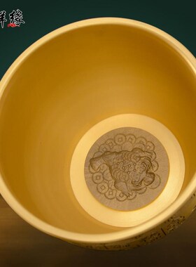 黄铜米缸聚宝盆摆件家居客厅玄关办公室招聚开业礼品财缸存钱罐