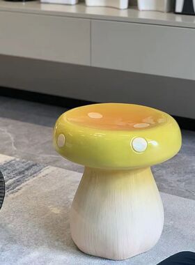 可爱卡通蘑菇凳子换鞋登儿童小凳