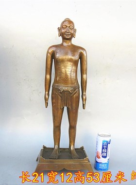 纯铜针灸人穴位人摆件明代中医诊室黄铜大小经络人体穴位模型黄铜
