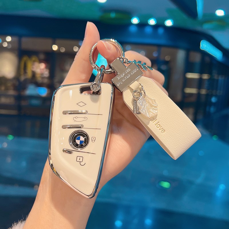 适用22款宝马3系钥匙套汽车钥匙壳5系6GT7系X1X2X3X4X5全包钥匙扣 - 图2
