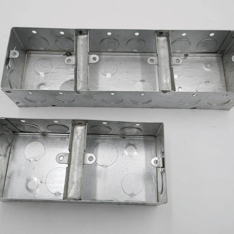 双联三联盒86型双连联体铁接线盒两连开关底盒四联镀锌金属联体盒,淘宝优惠券,粉丝福利购,淘宝优惠卷