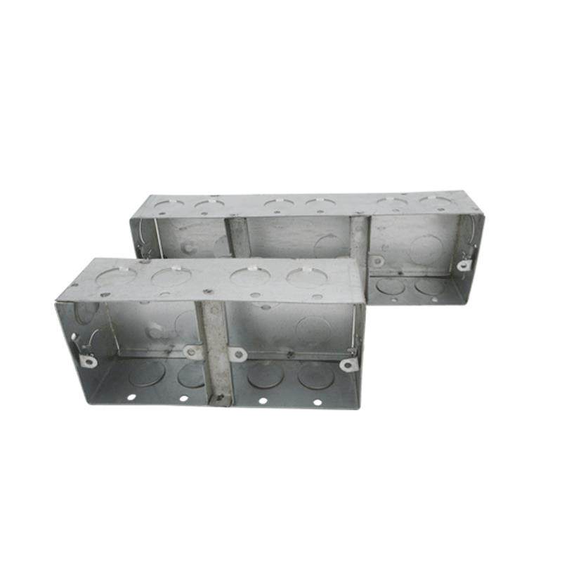 双联三联盒86型双连联体铁接线盒两连开关底盒四联镀锌金属联体盒,淘宝优惠券,粉丝福利购,淘宝优惠卷