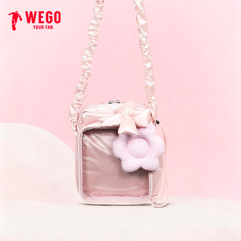 【新品】WEGO闪亮松软斜跨痛包手提单肩女包二次元diy痛文化谷子,淘宝优惠券,粉丝福利购,淘宝优惠卷
