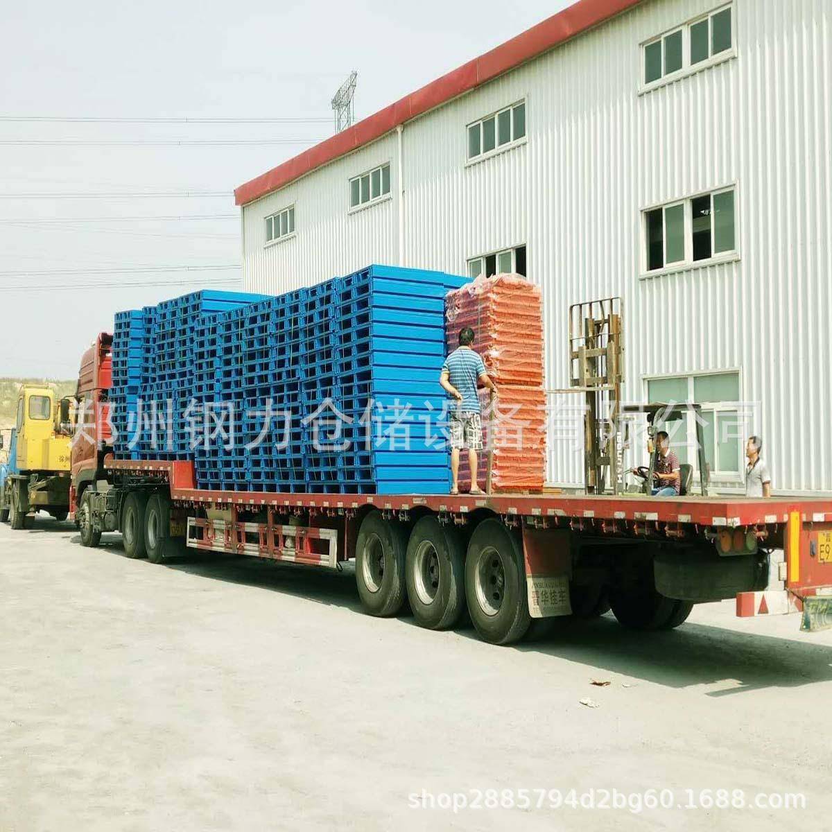 仓储托盘,重型货架钢制托盘金属货架托盘两面进叉可定尺寸 - 图2